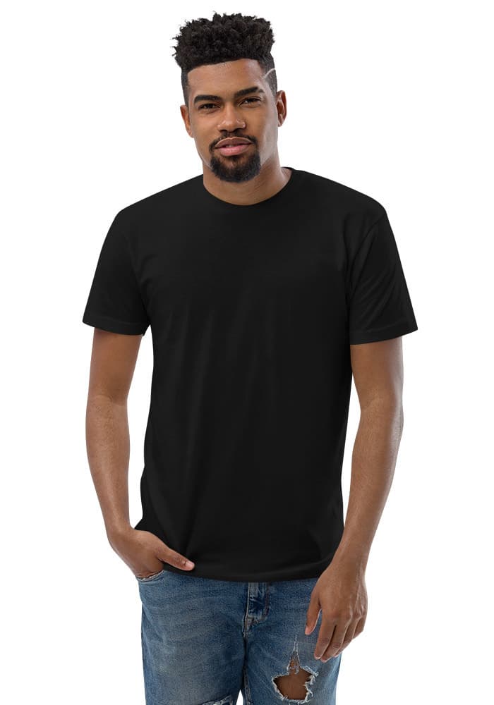 Men's Fitted T-Shirt | Next Level 3600 — Black