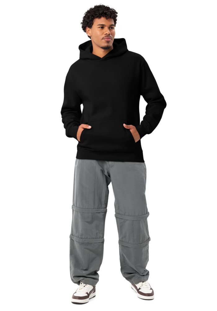 Unisex Urban Hoodie | Lane Seven LS16001 — Black
