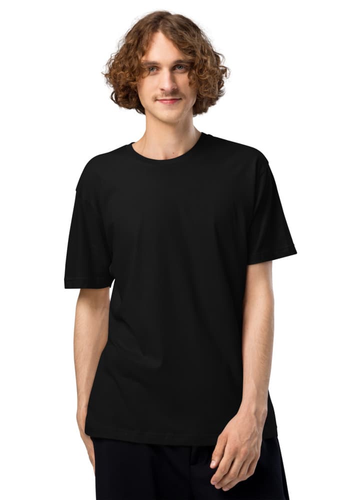 Unisex Fine Jersey Tee | LAT Apparel 6901 — Black