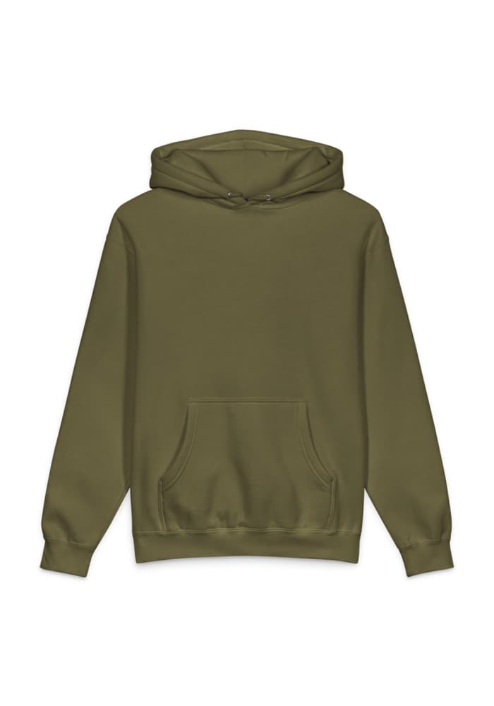 Unisex Heavyweight Hooded Sweatshirt | Independent Trading Co. IND4000 — Army