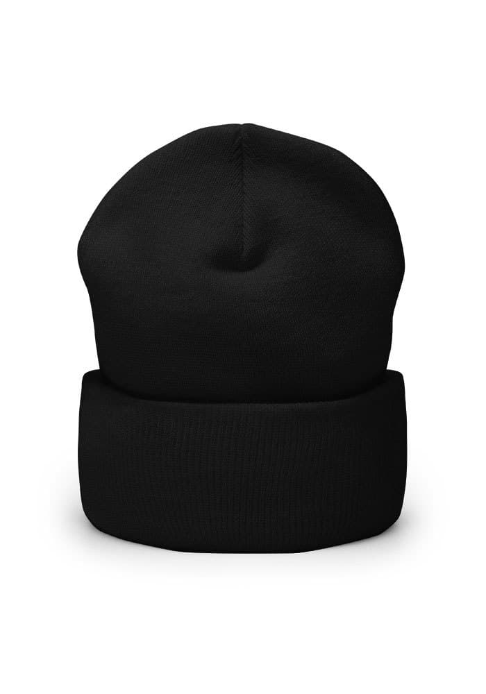 Cuffed Beanie | Yupoong 1501KC — Black