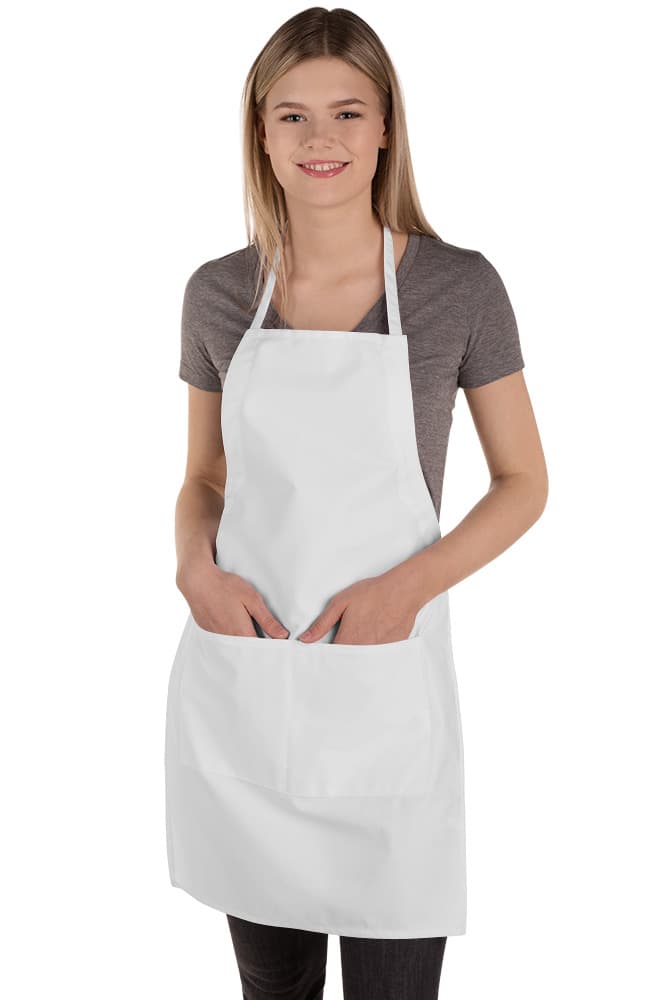 Embroidered Apron | Liberty Bags 5502 — White