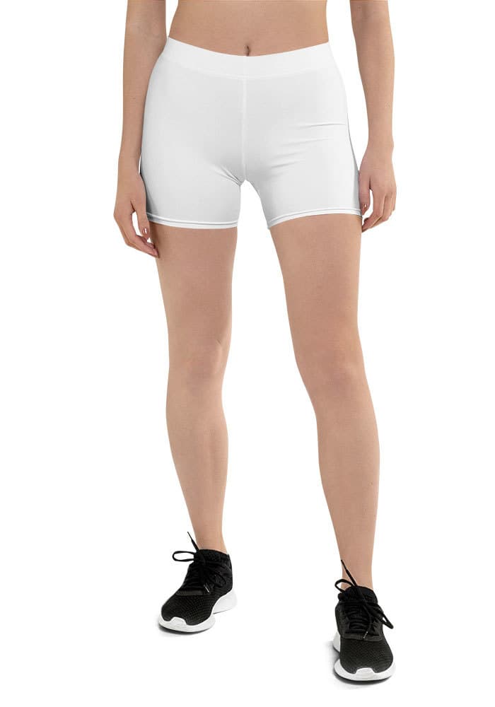 All-Over Print Shorts — White