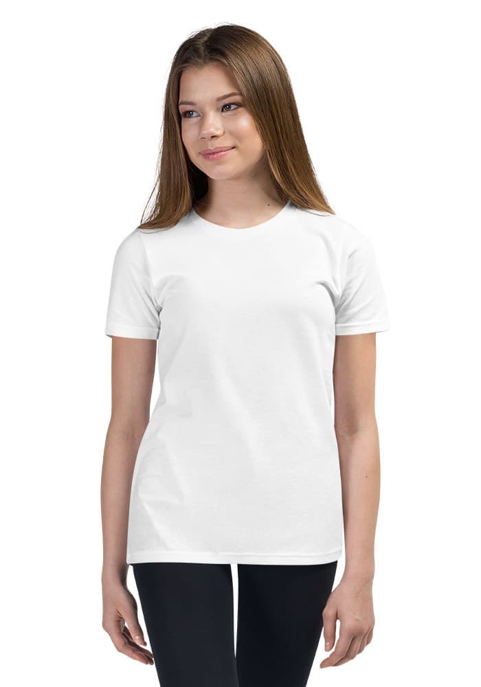 Youth Staple Tee | Bella + Canvas 3001Y — White