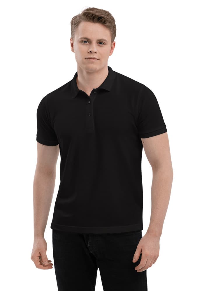 Men’s Premium Polo Shirt | Port Authority K500 — Black