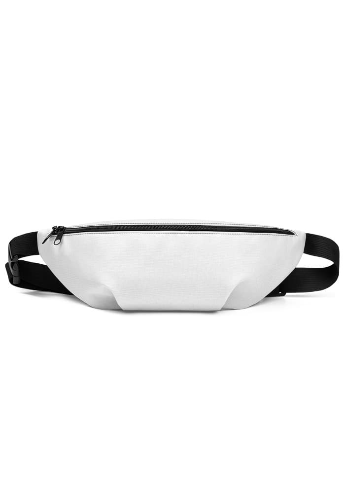 All-Over Print Fanny Pack — White