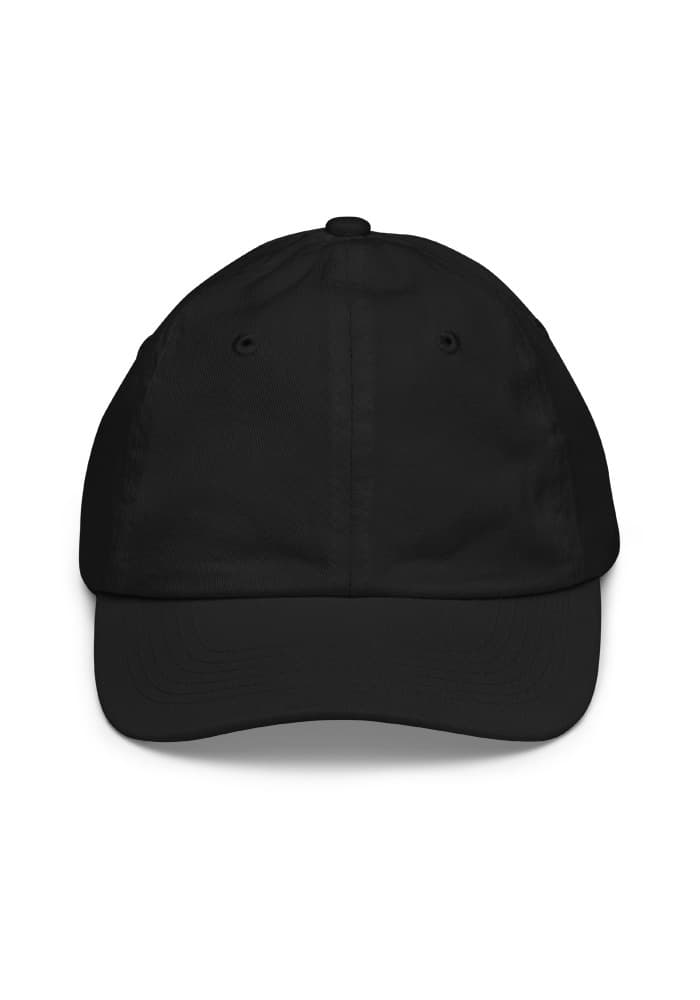 Youth Baseball Cap | Valucap VC300Y — Black