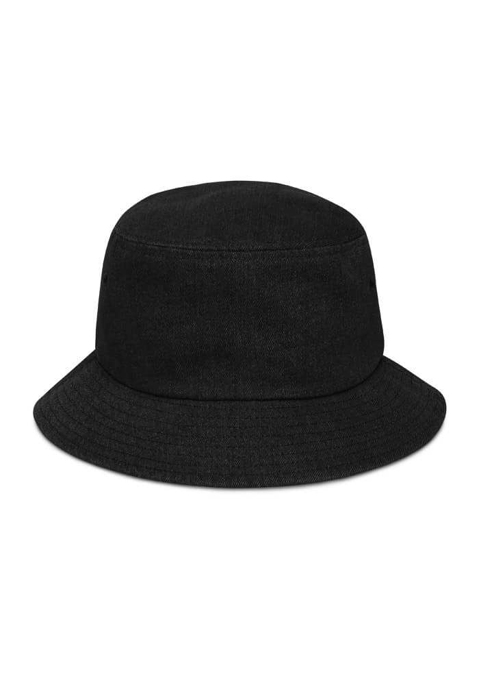 Denim Bucket Hat — Black Denim