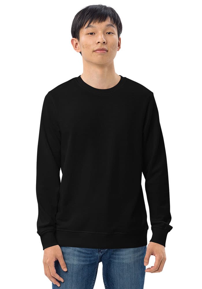 Unisex Organic Sweatshirt | SOL'S 03574 — Black