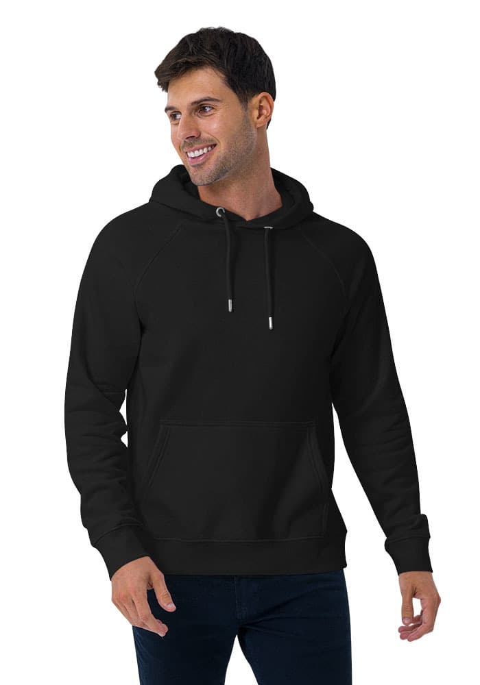 Unisex Eco Raglan Hoodie | SOL'S 03568 — Black