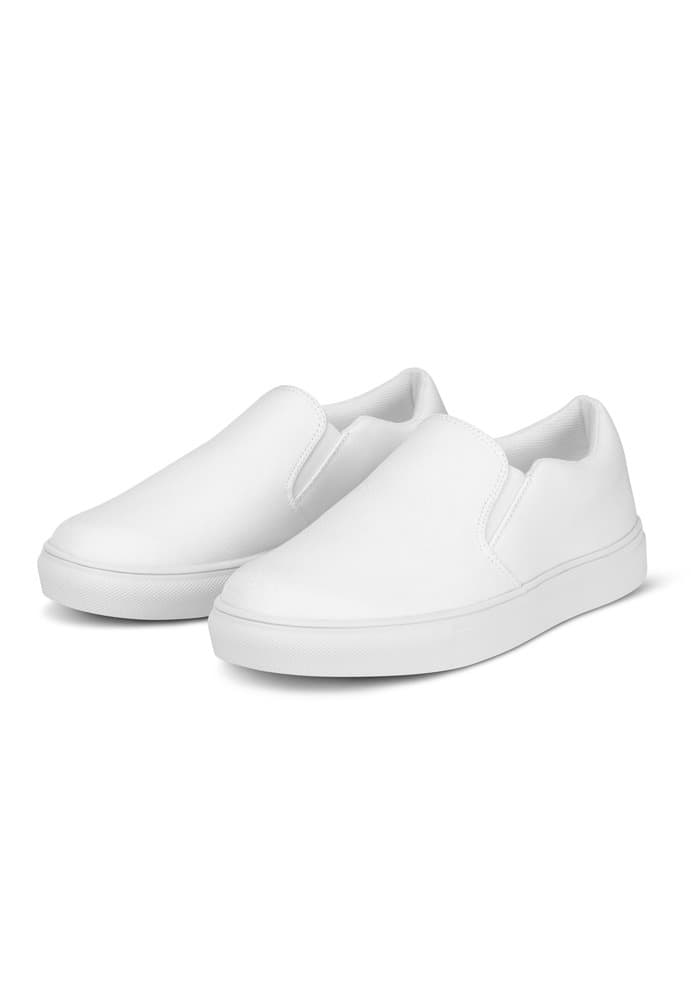 Men's Slip-On Canvas Shoes — White