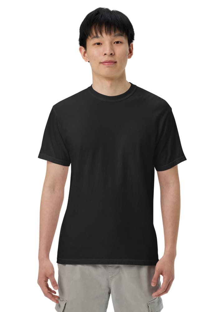 Unisex Garment-Dyed Heavyweight T-Shirt | Comfort Colors 1717 — Black