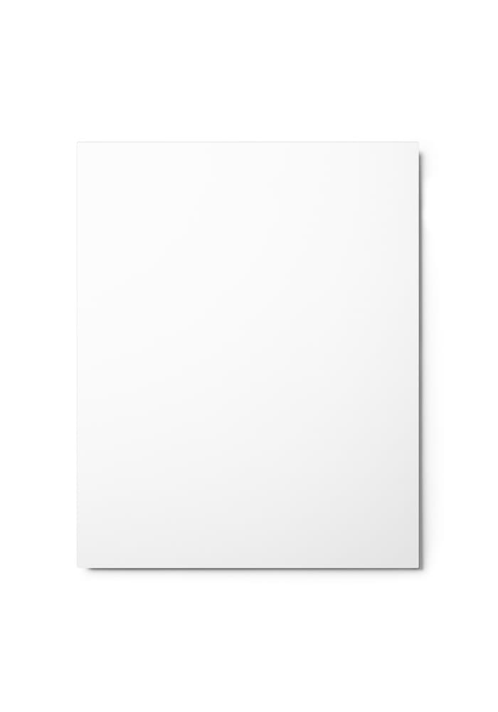 Glossy Metal Print (in) — White