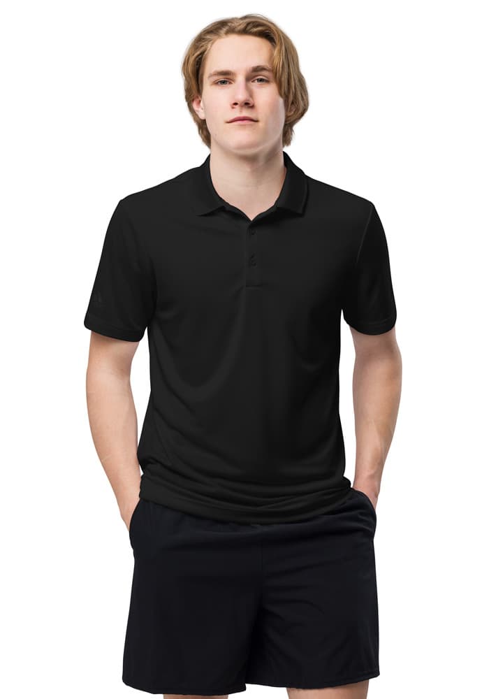 Unisex Adidas Premium Polo Shirt | GQ3114 — Black