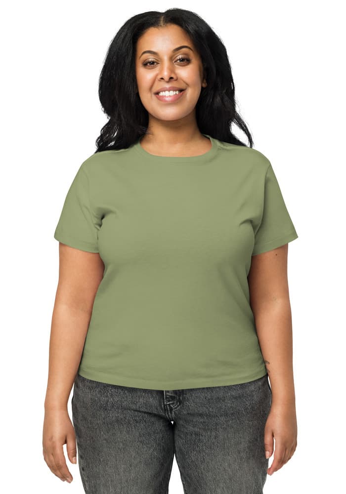 Women's High-Waisted Tee | Cotton Heritage OW1086 — Artichoke