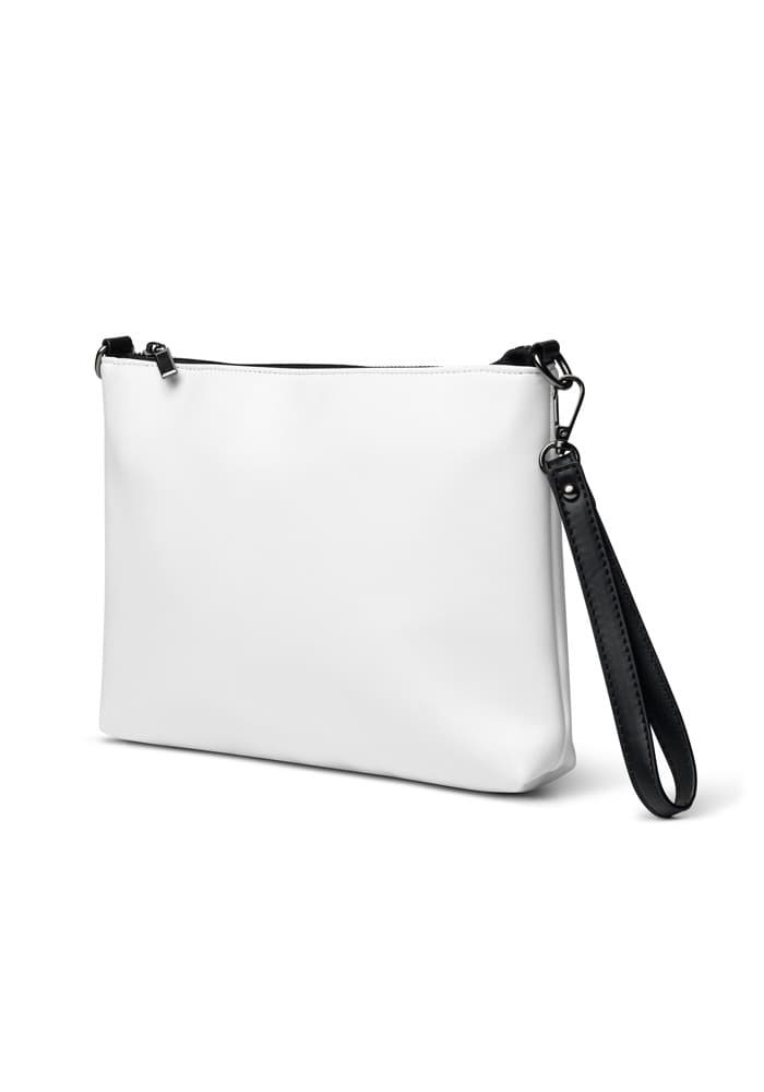 All-Over Print Crossbody Bag — White