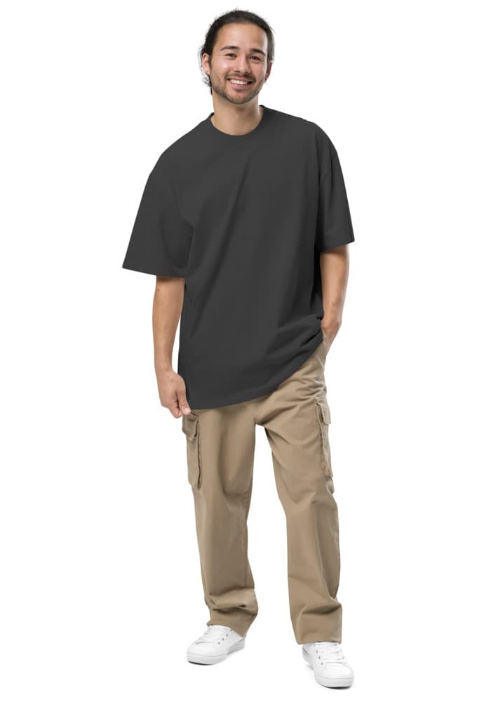 Men's Oversized Faded T-Shirt | AS Colour 5082 — Faded Black