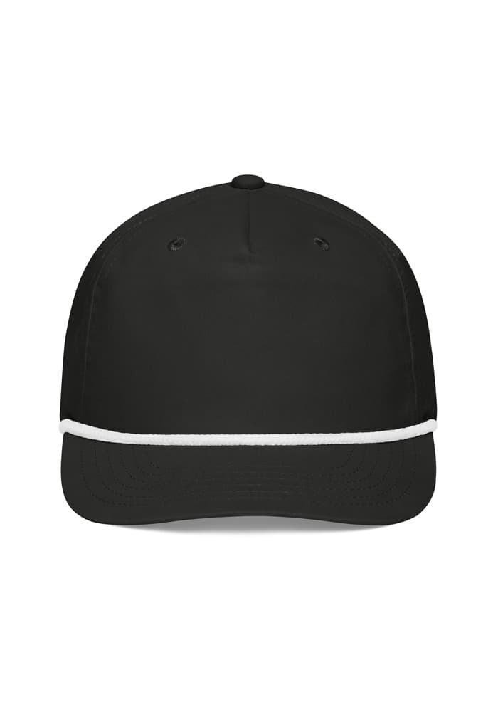 Golf Rope Cap | Big Accessories BA671 — Black/White