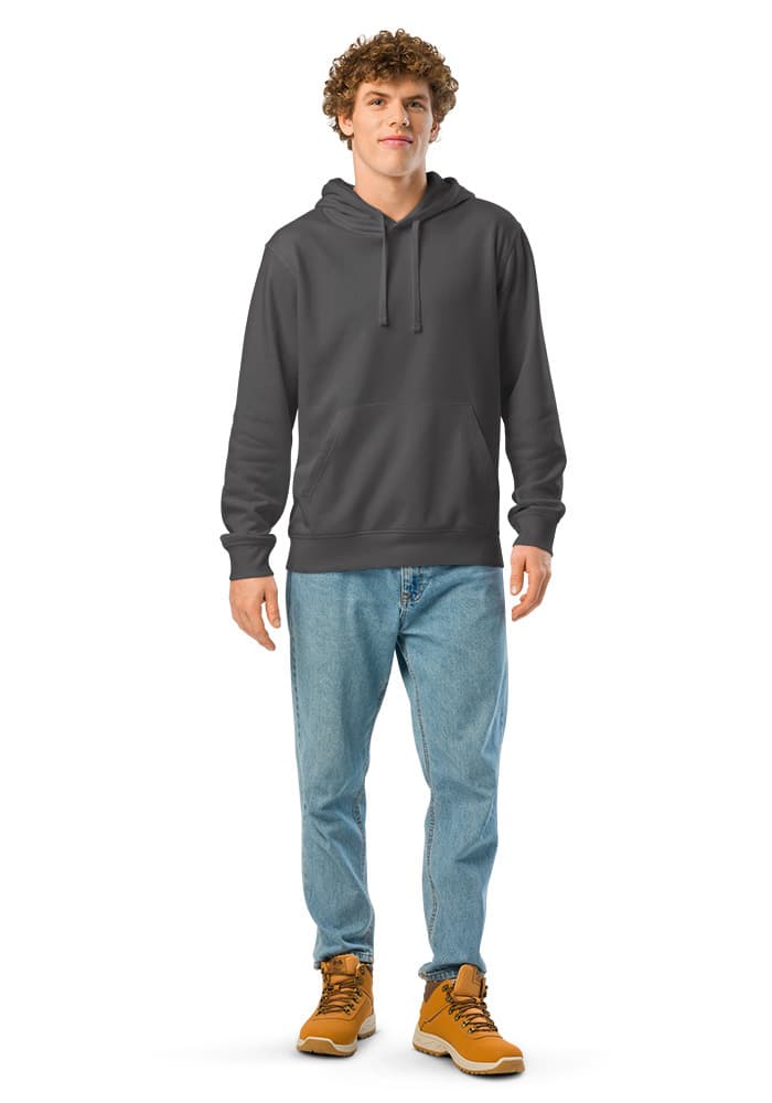 Unisex Organic Mid-Weight Drummer 2.0 Hoodie | Stanley/Stella SASU009 — Anthracite