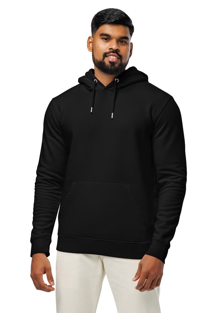 Unisex Essential Organic Cruiser 2.0 Hoodie | Stanley/Stella SASU003 — Black