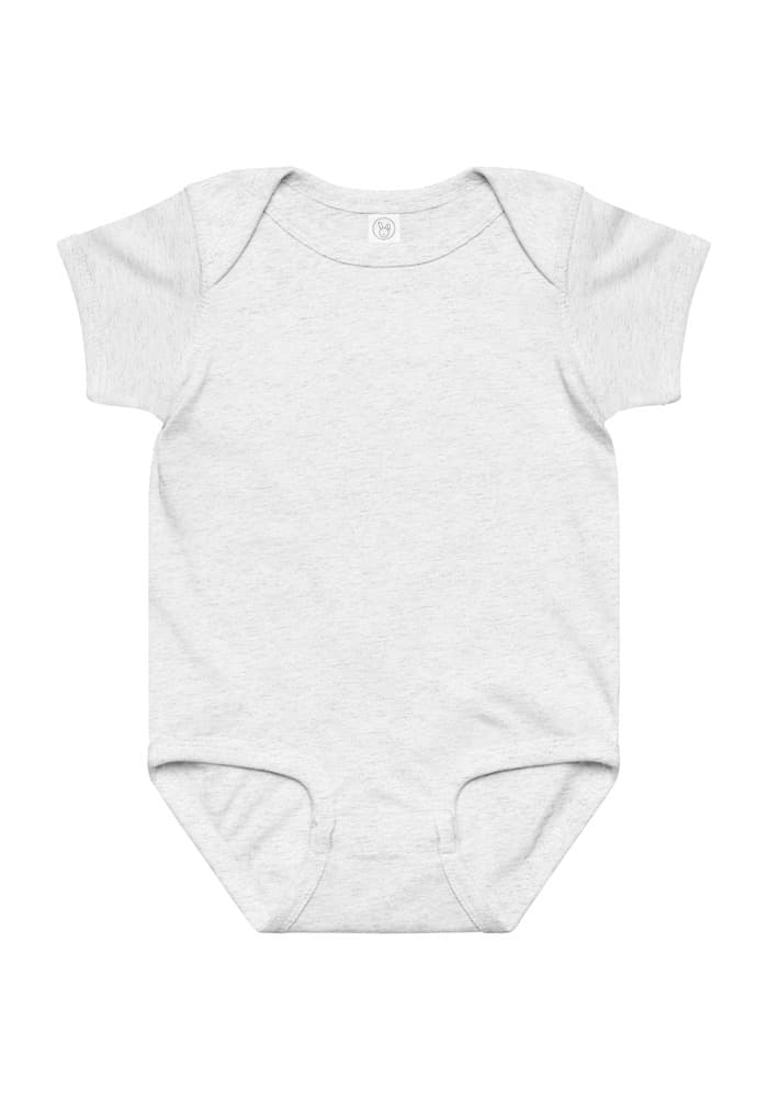 Baby Jersey Bodysuit | Rabbit Skins 4424 — Ash