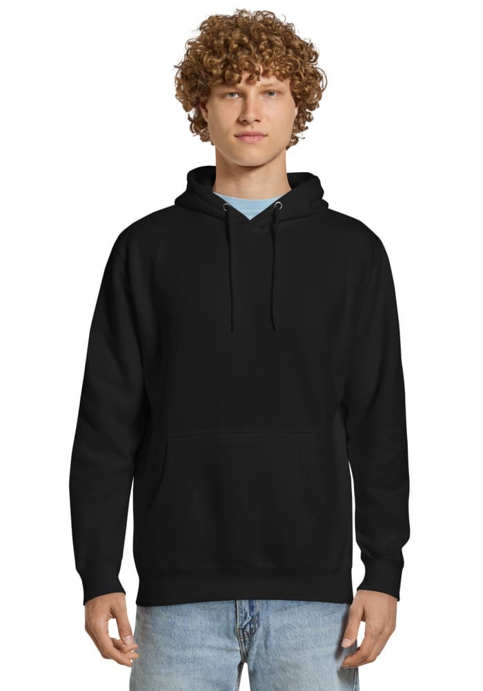 Unisex Premium Mid-Weight Hoodie | Lane Seven LS14001 — Black