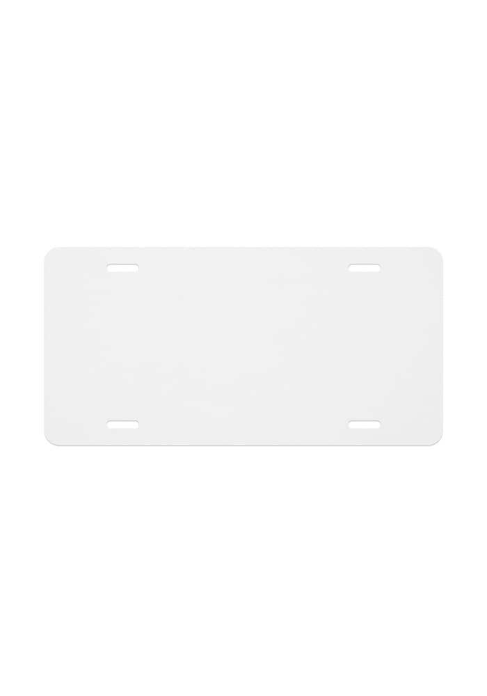 Vanity Plate — White Glossy