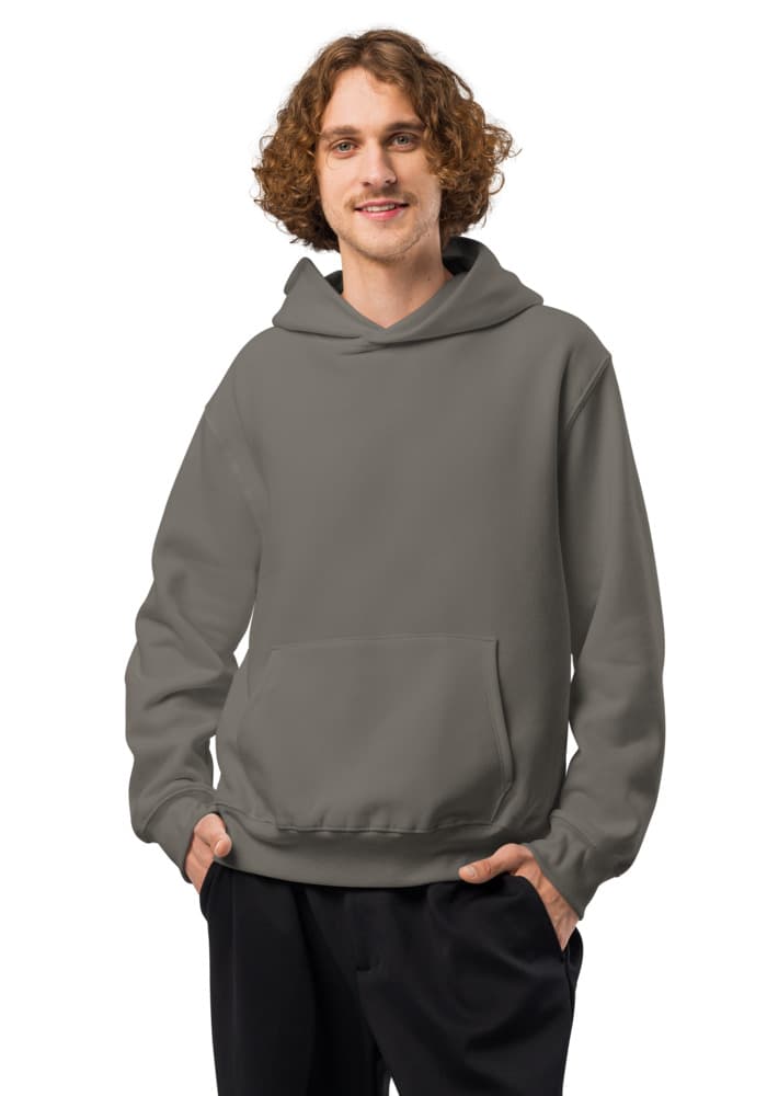 Unisex Oversized Heavyweight Hoodie | Bella + Canvas 4719 — Asphalt