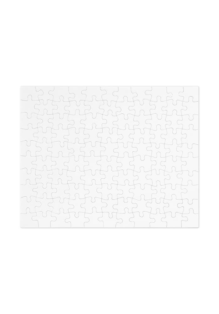 Jigsaw Puzzle with Tin — White (glossy)