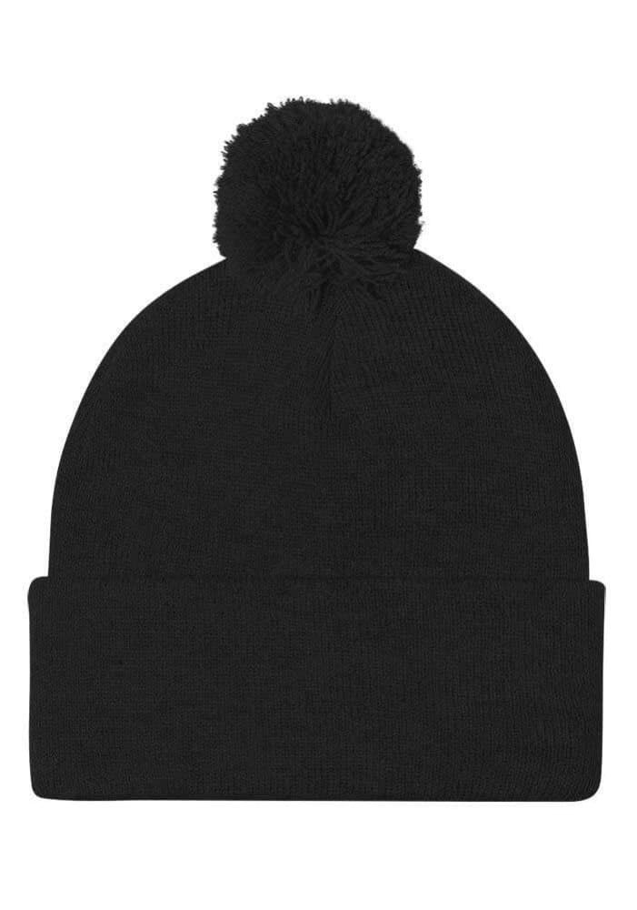 Pom-Pom Knit Cap | Sportsman SP15 — Black