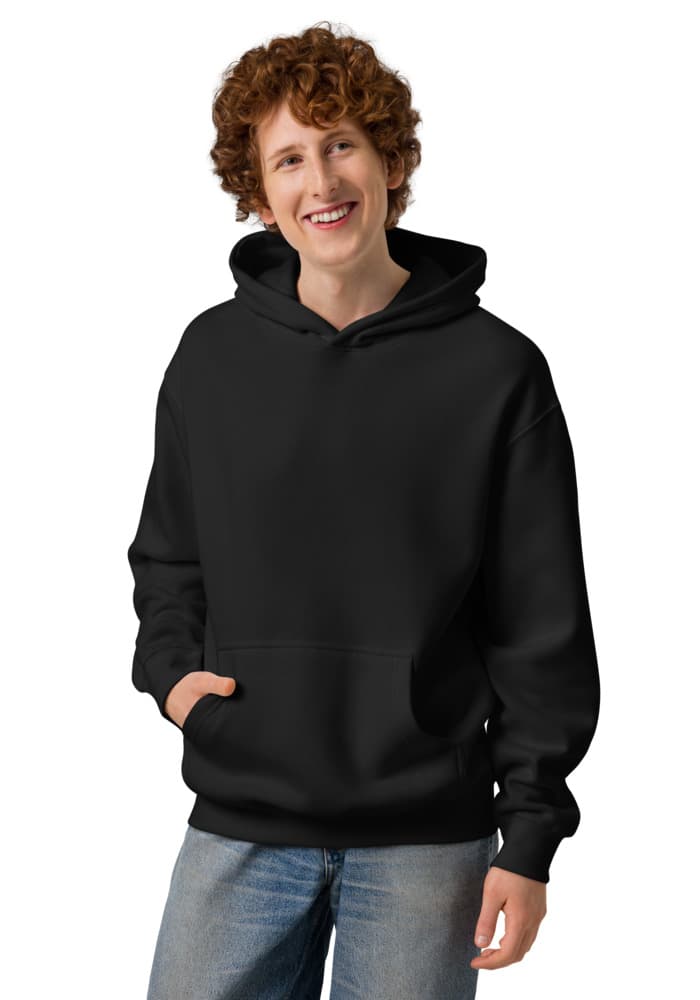 Men's Box Hoodie I Cotton Heritage M2635 — Black