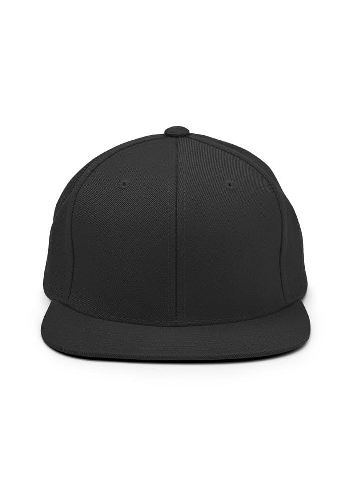 Classic Snapback | Yupoong 6089M — Black