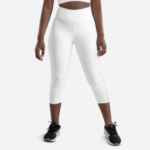 All-Over Print Yoga Capri Leggings