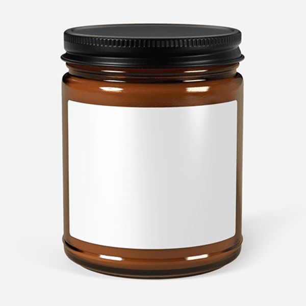 Amber Jar Scented Soy Candle