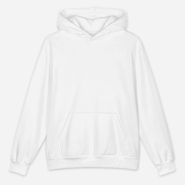 All-Over Print Oversized Cotton Hoodie