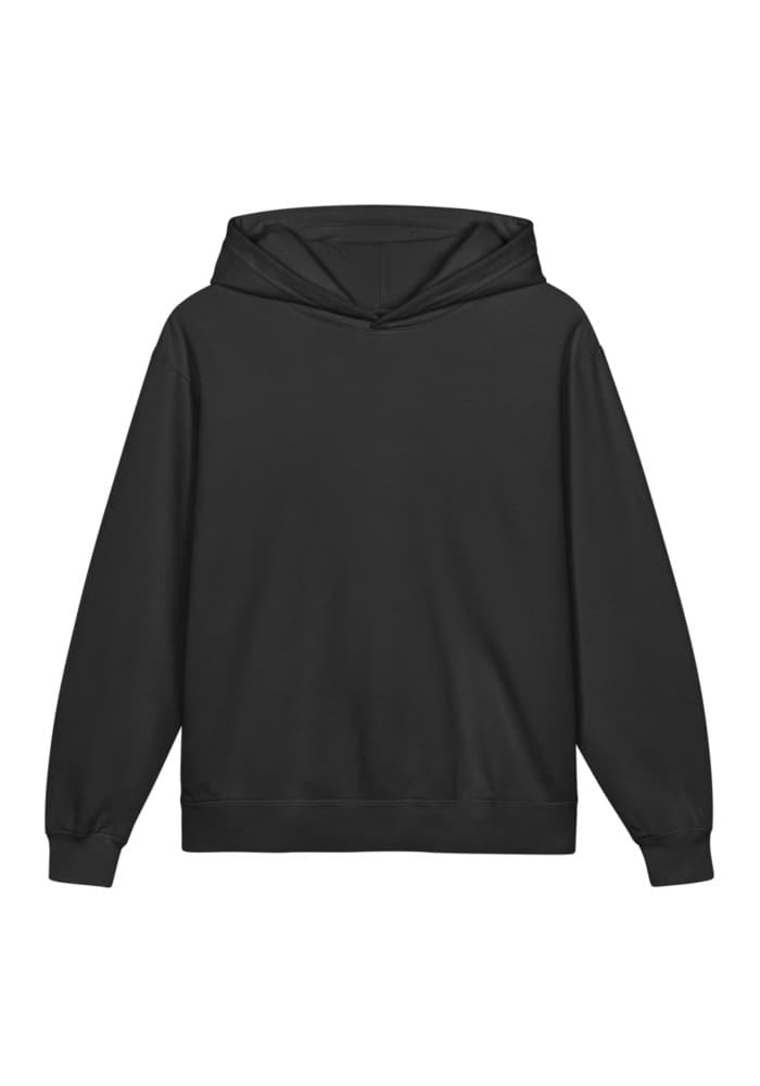 Youth Garment-Dyed Lightweight Hooded Sweatshirt | Comfort Colors 1467Y — Black