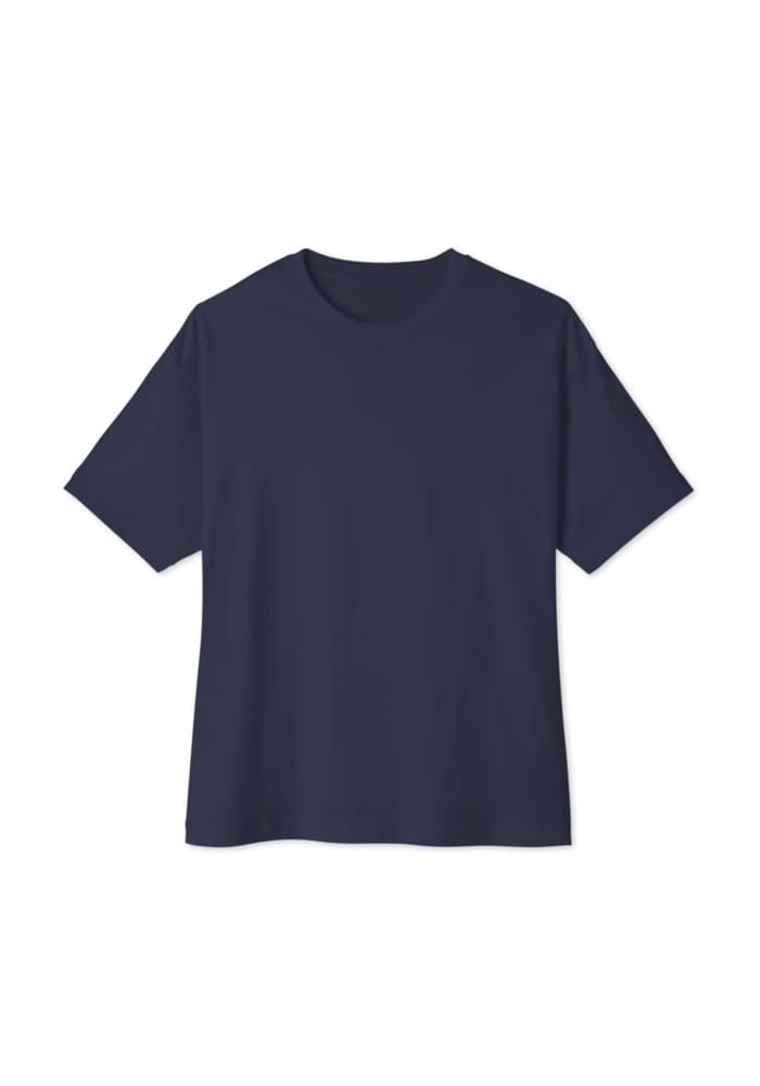 Unisex Oversized Boxy Tee | Bella+Canvas 3010 — Navy