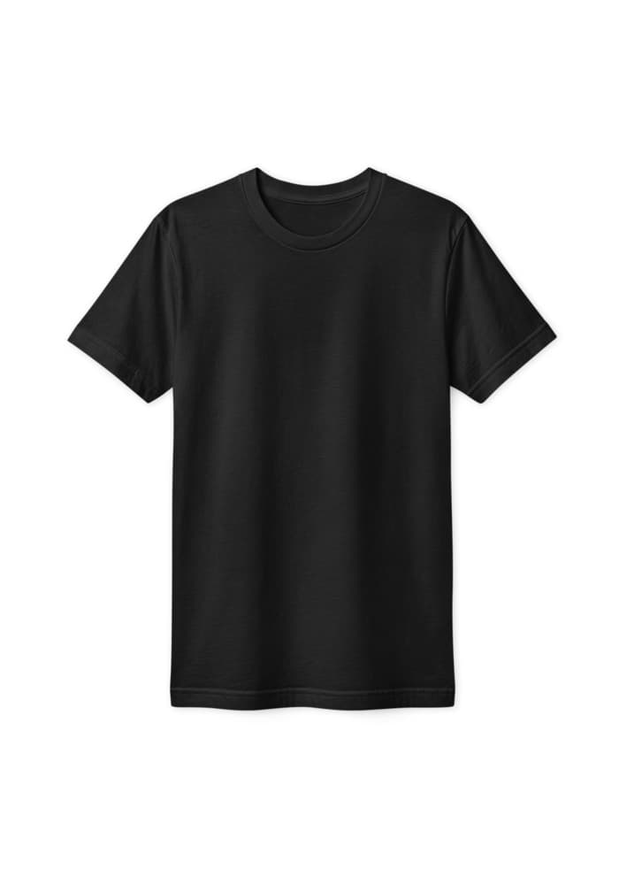 Unisex Fine Jersey T-Shirt | Tultex 202 — Black
