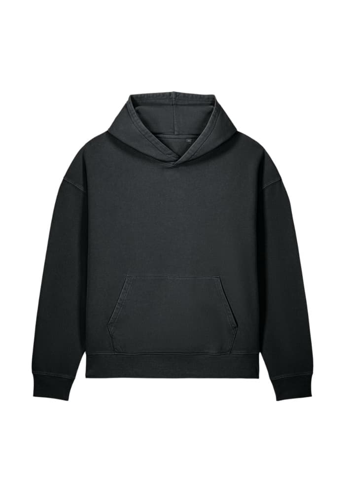Unisex Garment-Dyed Chaser Vintage Hoodie | Stanley/Stella SASU042/STSU282 — G. Dyed Black Rock