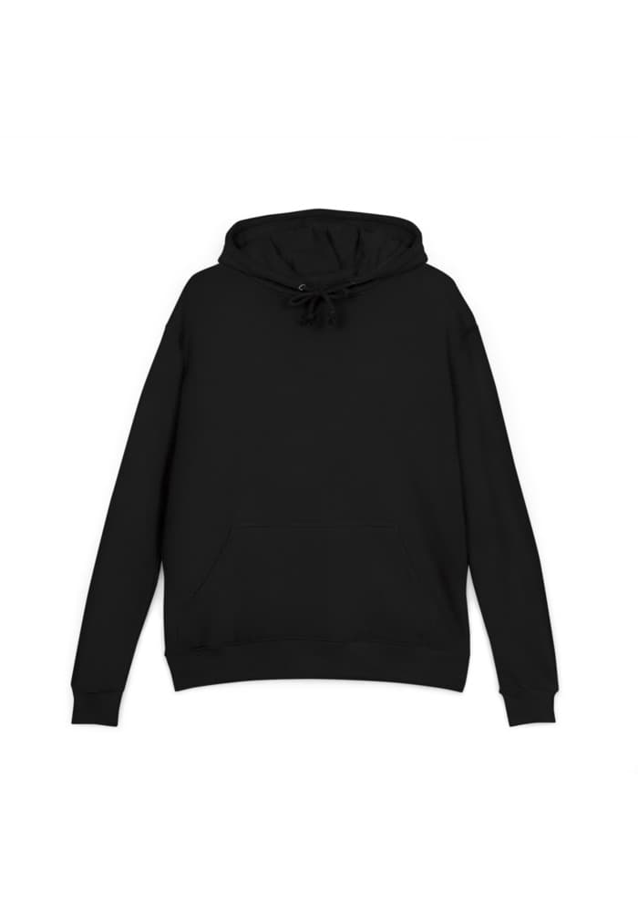 Unisex French Terry Hoodie | Lane Seven LS13001 — Black