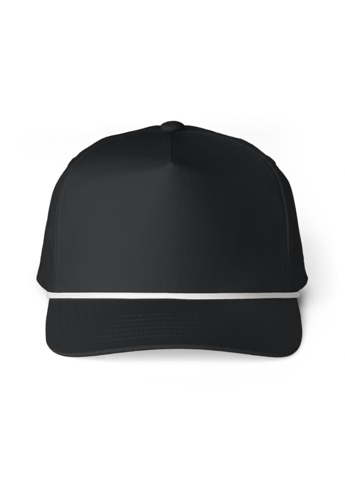 Sunwashed Rope Cap | Comfort Colors CCRC0 — Black