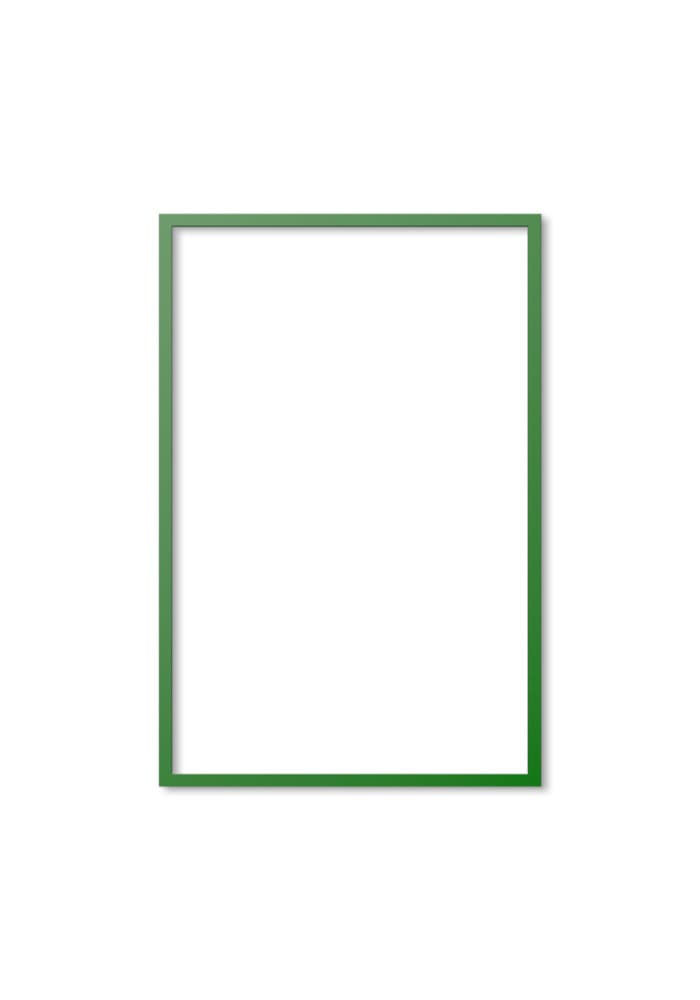 Matte Colored Frame Posters — Forest Green