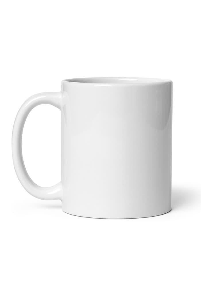 White Glossy Mug — White