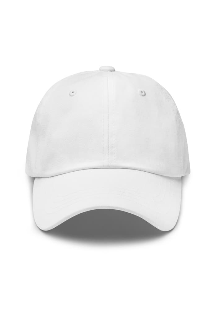 Classic Dad Hat | Yupoong 6245CM — White
