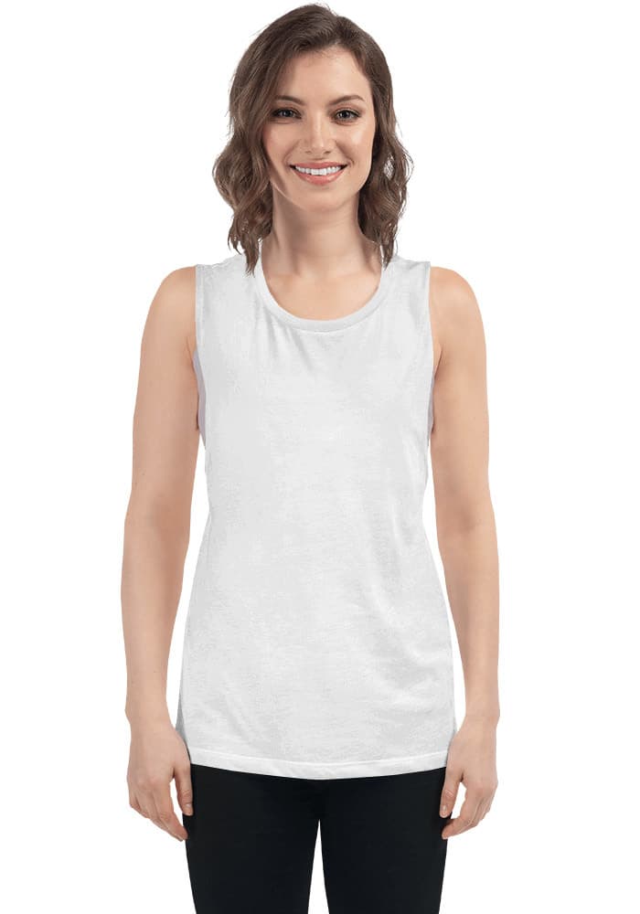 Women's Muscle Tank | Bella + Canvas 8803 — White