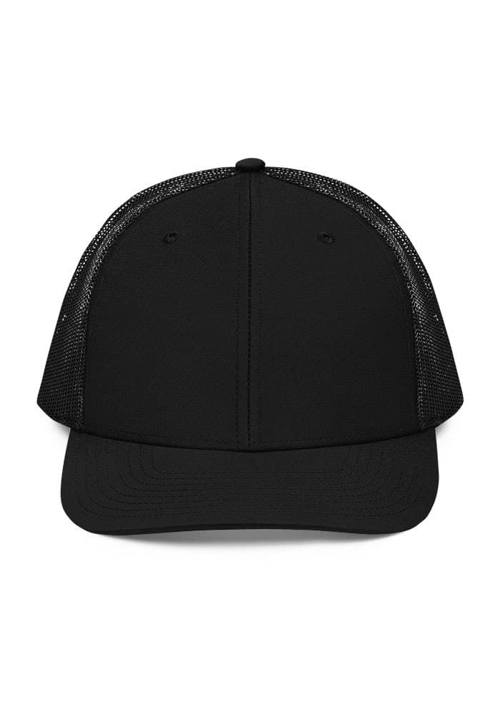 Snapback Trucker Cap | Richardson 112 — Black
