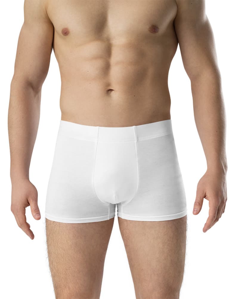 All-Over Print Boxer Briefs — White
