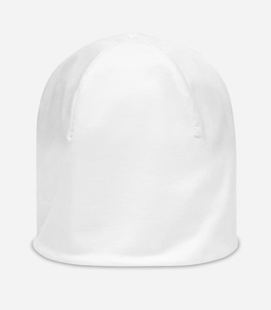 All-Over Print Beanie — White