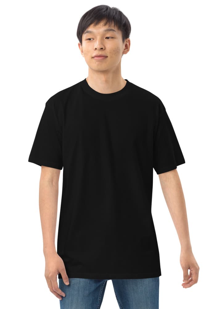 Men's Premium Heavyweight Tee | Cotton Heritage MC1086 — Black