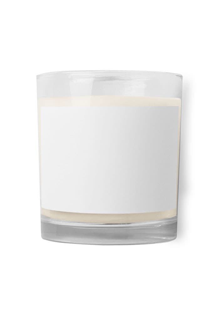Glass Jar Soy Wax Candle — White